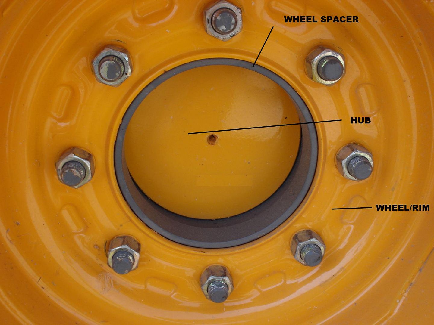 Prowler Skid Steer 2 inch Wheel Spacers 8 Lug Bobcat Case New Holland
